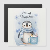 "Niedlicher Pinguin 3" Magnetkarte (Vorne/Hinten)