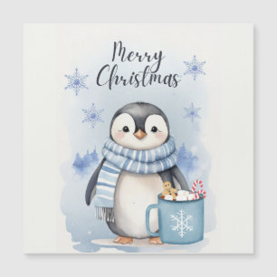 "Niedlicher Pinguin 3" Magnetkarte