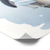 Niedlicher Pinguin 3 Poster (Ecke)