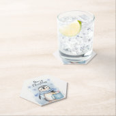 Niedlicher Pinguin 3 Untersetzer (Vor Ort)