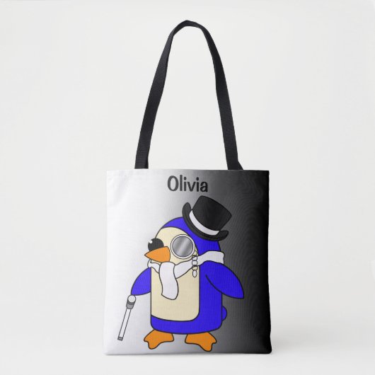Niedlicher Pinguin aus Cartoon Tasche (Vorderseite)