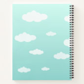 Niedlicher Pinguin Ballon Inspiration für Kinder Notizblock (Rückseite)