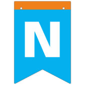 Niedlicher Pinguin Birthday Bunting Flags/Banner Wimpelkette (Zweite Fahne)