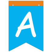 Niedlicher Pinguin Birthday Bunting Flags/Banner Wimpelkette (Zweite Fahne)