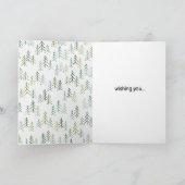 Niedlicher Pinguin Birthday Karte (Innenseite)