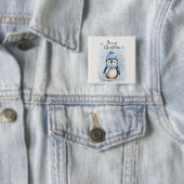 "Niedlicher Pinguin" Button (Beispiel)