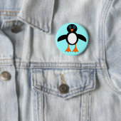 Niedlicher Pinguin-Button Button (Beispiel)