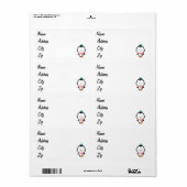 Niedlicher Pinguin-Cartoon (Vorne)