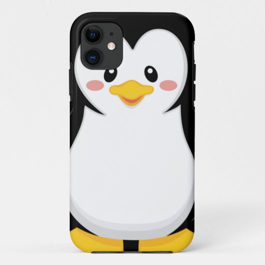 niedlicher Pinguin-Cartoon Case-Mate iPhone Hülle (Rückseite)