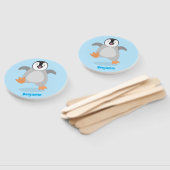 Niedlicher Pinguin-Cartoon Fächer (Non-assembled)