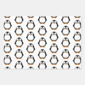 Niedlicher Pinguin-Cartoon Geschenkpapier Set (Vorderseite 3)