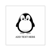 Niedlicher Pinguin-Cartoon Gummistempel (Prägung)