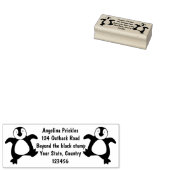 Niedlicher Pinguin-Cartoon Gummistempel (Stempel)