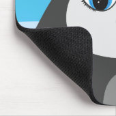 Niedlicher Pinguin-Cartoon Kinder Mousepad (Ecke)