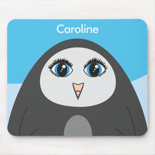 Niedlicher Pinguin-Cartoon Kinder Mousepad (Vorne)