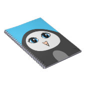 Niedlicher Pinguin-Cartoon Kinder Notizblock (Rechte Seite)