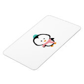 Niedlicher Pinguin-Cartoon Magnet (Linke Seite)
