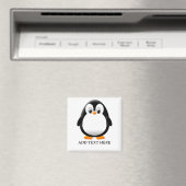 Niedlicher Pinguin-Cartoon Magnet (In Situ (Geschirrspüler))