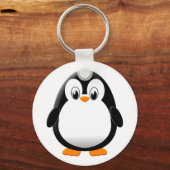 Niedlicher Pinguin-Cartoon Schlüsselanhänger (Vorderseite)