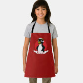 Niedlicher Pinguin-Cartoon Schürze (Insitu)