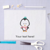 Niedlicher Pinguin-Cartoon Seidenpapier (Handwerk)