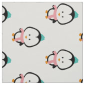 Niedlicher Pinguin-Cartoon Stoff (Muster)