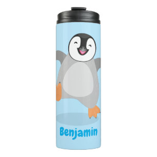 Niedlicher Pinguin-Cartoon Thermosbecher