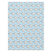 Niedlicher Pinguin-Cartoon Tischdecke (Vorderseite)