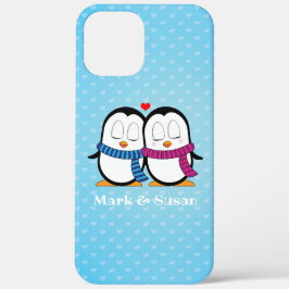 Niedlicher Pinguin Couple Phone Case
