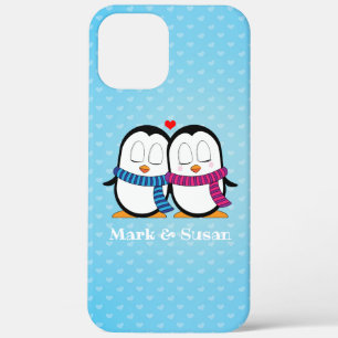 Niedlicher Pinguin Couple Phone Case