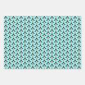 Niedlicher Pinguin Custom Geschenkpapier Set (Vorderseite 3)