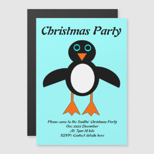 Niedlicher Pinguin Custom Party Einladung