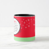 Niedlicher Pinguin Funny New Year Match Problem Zi Tasse (Zentrum)