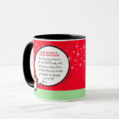 Niedlicher Pinguin Funny New Year Match Problem Zi Tasse (Vorderseite Links)