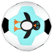 Niedlicher Pinguin-Fußballball Fußball (Gedreht)