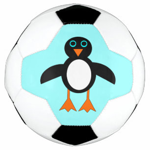 Niedlicher Pinguin-Fußballball Fußball
