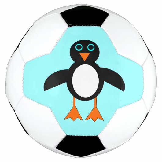 Niedlicher Pinguin-Fußballball Fußball (Vorderseite)