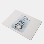 "Niedlicher Pinguin" Fußmatte (Schrägansicht)