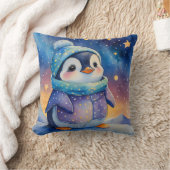 Niedlicher Pinguin, Geschenk für Pinguin-Liebhaber Kissen (Decke)