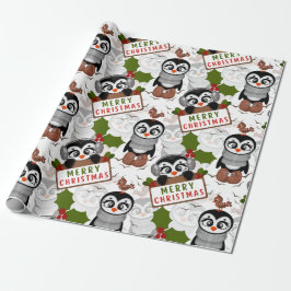 Niedlicher Pinguin Geschenkpapier