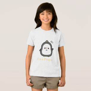 Niedlicher Pinguin-Graphic-T - Shirt - Unisex-weic