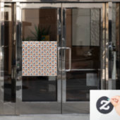 Niedlicher Pinguin hält ein Schild mit der Nummer (Büro Tür)