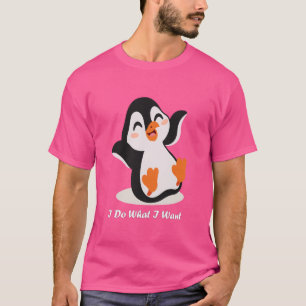 Niedlicher Pinguin I Do Was ich Niedlichen Vogel G T-Shirt