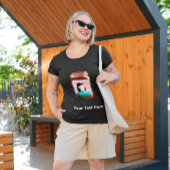 Niedlicher Pinguin im T - Shirt Jar