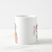 Niedlicher Pinguin in Brille Liebe Sie für Kinder  Kaffeetasse (Mittel)
