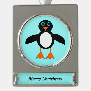 Niedlicher Pinguin individualisierbarer Ornament