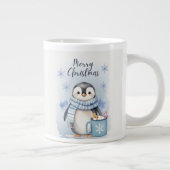 "Niedlicher Pinguin" Jumbo-Tasse (Rechts)