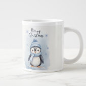 "Niedlicher Pinguin" Jumbo-Tasse (Rechts)