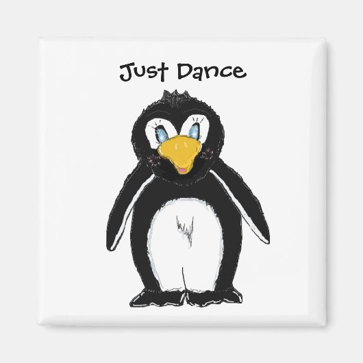 Niedlicher Pinguin - Just Dance Magnet (Vorne)