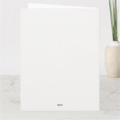 "Niedlicher Pinguin" Karte (Rückseite)